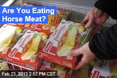Are You Eating Horse Meat?