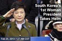 South Korea&#39;s 1st Woman President Takes Helm