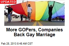 More High-Profile GOPers Sign Pro-Gay Marriage Brief