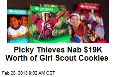 Picky Thieves Nab $19K Worth of Girl Scout Cookies