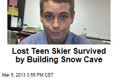 Lost Teen Skier Survived by Building Snow Cave