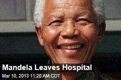 Mandela Leaves Hospital