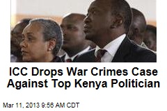 ICC Drops War Crimes Case Against Top Kenya Politician