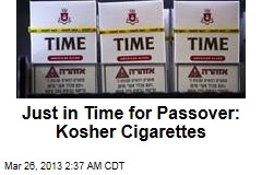 Just in Time for Passover: Kosher Cigarettes