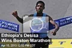 Ethiopia&#39;s Desisa Wins Boston Marathon