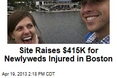 Site Raises $415K for Injured Newlyweds