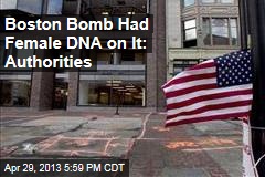 Boston Bomb Had Female DNA on It: Authorities