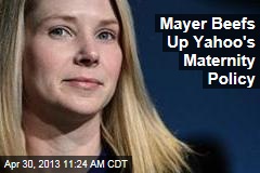 Mayer Beefs Up Yahoo&#39;s Maternity Policy