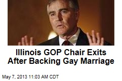 Illinois GOP Chair Exits After Backing Gay Marriage