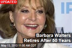 Barbara Walters to Announce Retirement Today