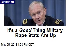 It&#39;s a Good Thing Military Rape Stats Are Up