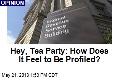 Hey, Tea Party: How Does it Feel to Be Profiled?