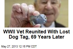 WWII Vet Reunited With Lost Dog Tag, 69 Years Later