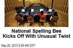National Spelling Bee Kicks Off With Unusual Twist