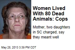 Women Lived With 80 Dead Animals: Cops