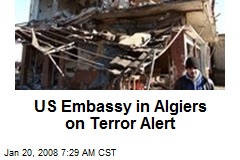 US Embassy in Algiers on Terror Alert