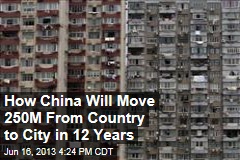 How China Will Move 250M From Country to City in 12 Years