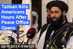 4 US Troops Killed as Taliban Opens Peace Office