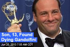 Son, 13, Found James Gandolfini