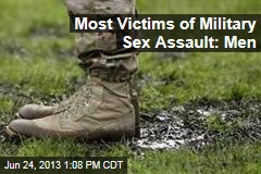 Most Victims of Military Sex Assault: Men