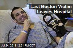 Last Boston Victim Leaves Hospital