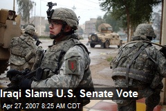 Iraqi Slams U.S. Senate Vote