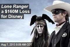 Lone Ranger a $160M Loss for Disney
