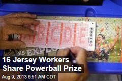 16 Jersey Workers Share Powerball Prize