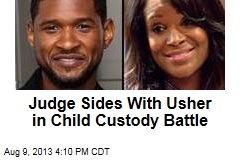 Judge Sides With Usher in Child Custody Battle