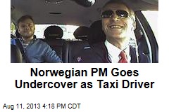 Norwegian PM Goes Undercover as Taxi Driver