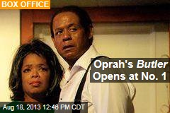 Oprah&#39;s Butler Opens at No. 1