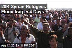 20K Syrian Refugees Flood Iraq in 3 Days