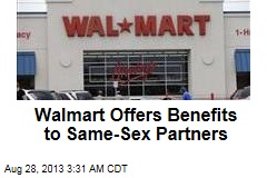 Walmart Offers Benefits to Same-Sex Partners