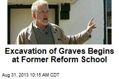Excavation of Graves Begins at Former Reform School