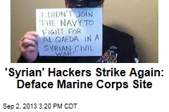 &#39;Syrian&#39; Hackers Strike Again: Deface Marine Corps Site