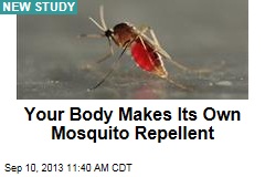 Your Body Make Its Own Mosquito Repellent
