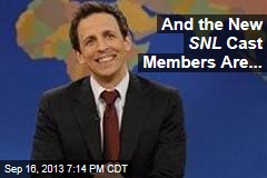 And The New SNL Cast Members Are...
