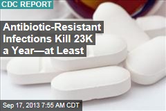 Antibiotic-Resistant Infections Kill 23K a Year&mdash;at Least