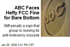 ABC Faces Hefty FCC Fine for Bare Bottom