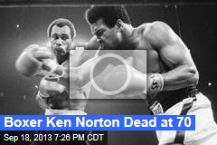 Boxer Ken Norton Dead at 70