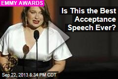 Is This the Best Acceptance Speech Ever?