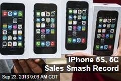iPhone 5S, 5C Sales Smash Record