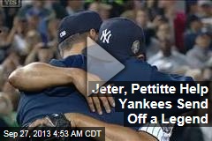 Jeter, Pettitte Help Yankees Send Off a Legend