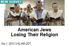 American Jews Losing Their Religion