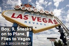 Boy, 9, Sneaks on to Plane, Flies to Vegas