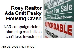 Rosy Realtor Ads Omit Pesky Housing Crash