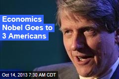 Economics Nobel Goes to 3 Americans