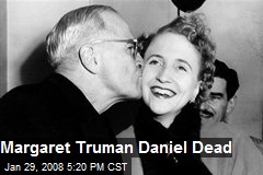 Margaret Truman Daniel Dead