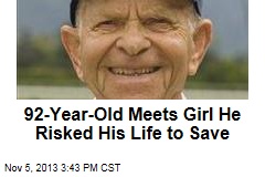 92-Year-Old Meets Girl He Risked His Life to Save