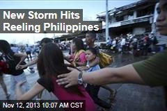 New Storm Hits Reeling Philippines